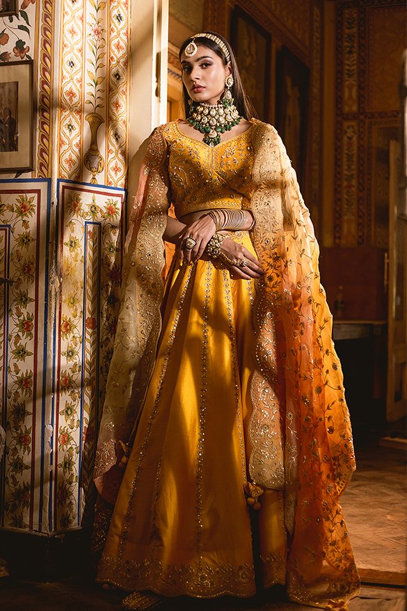 Buy Yellow Embroidered Designer Lehenga Choli Dupatta for Women. Indian  Bridesmaid Bridal Wedding Lengha. Haldi, Jaggo Night Bridal Chanya Choli  Online in India - Etsy